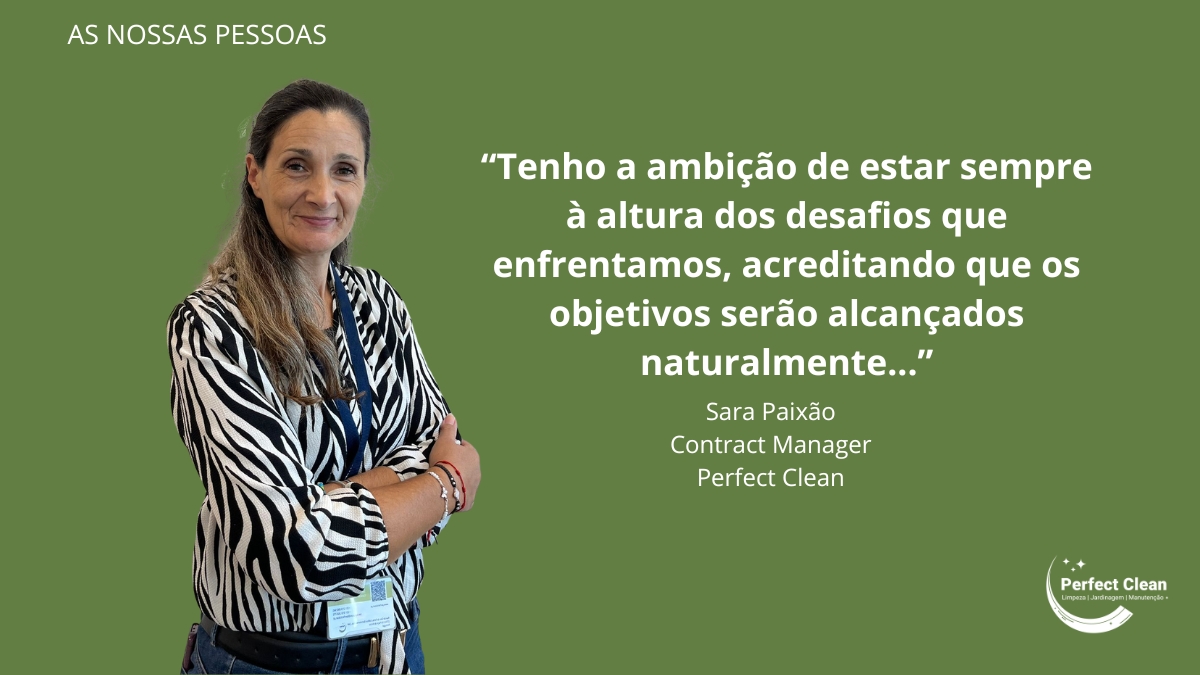 Sara Paixão com uma frase ao lado